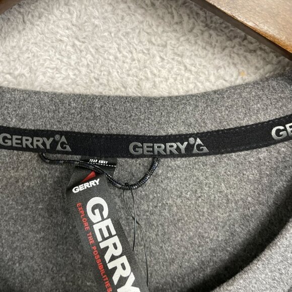 NEW Gerry Men's Size XL Gray Crewneck Long Sleeve Pullover Sweatshirt - Picture 6 of 10
